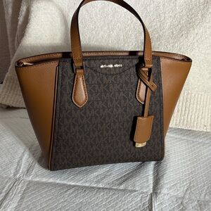 Michael Kors Elegant Brown and Tan Tote MK